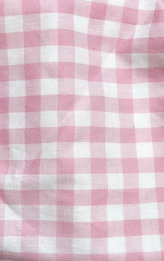 画像: 大人用 おむつカバーピンクチェック柄TPU防水/XSサイズ