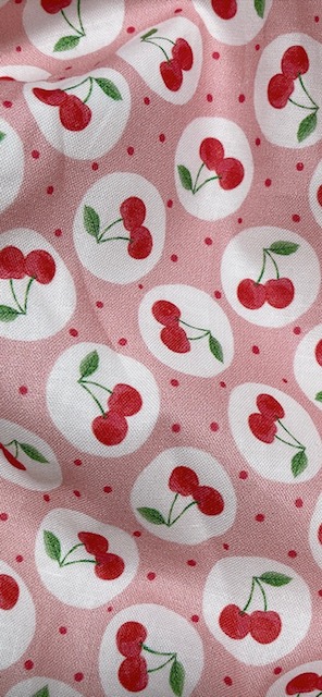 可愛いサクランボ柄