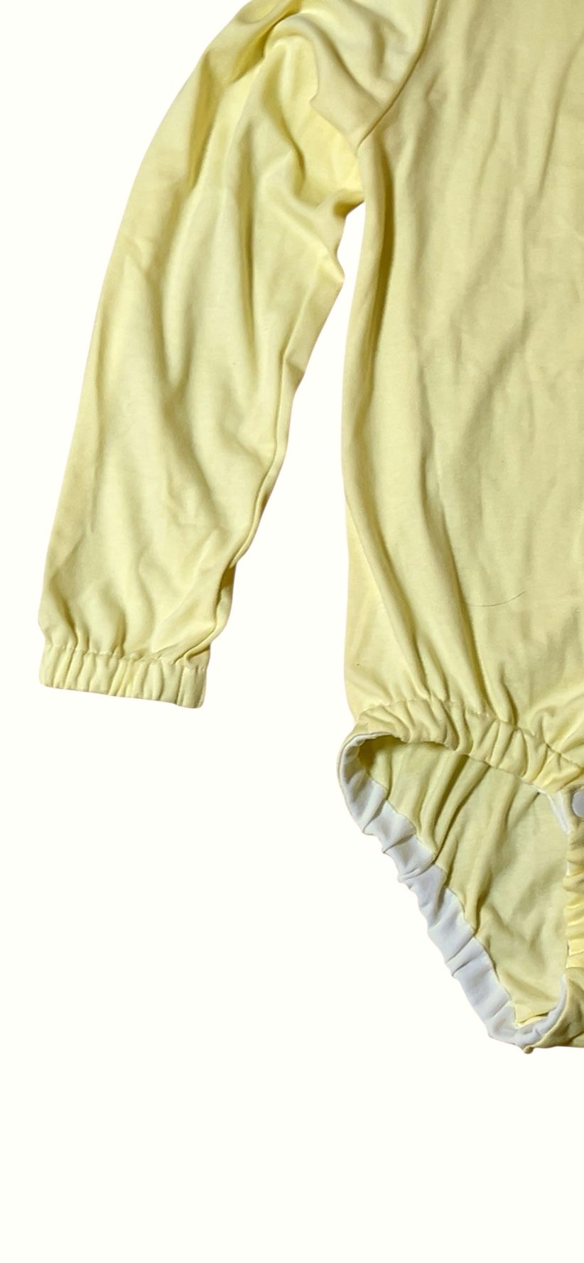 画像: 大人用ロンパース襟付きロンパース/イエロー