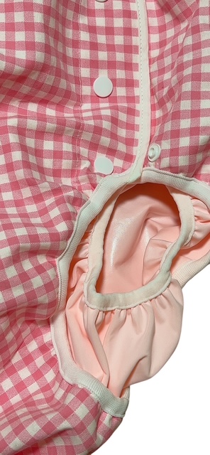 画像: 大人用おむつカバーチェックピンクXXL/1点限定