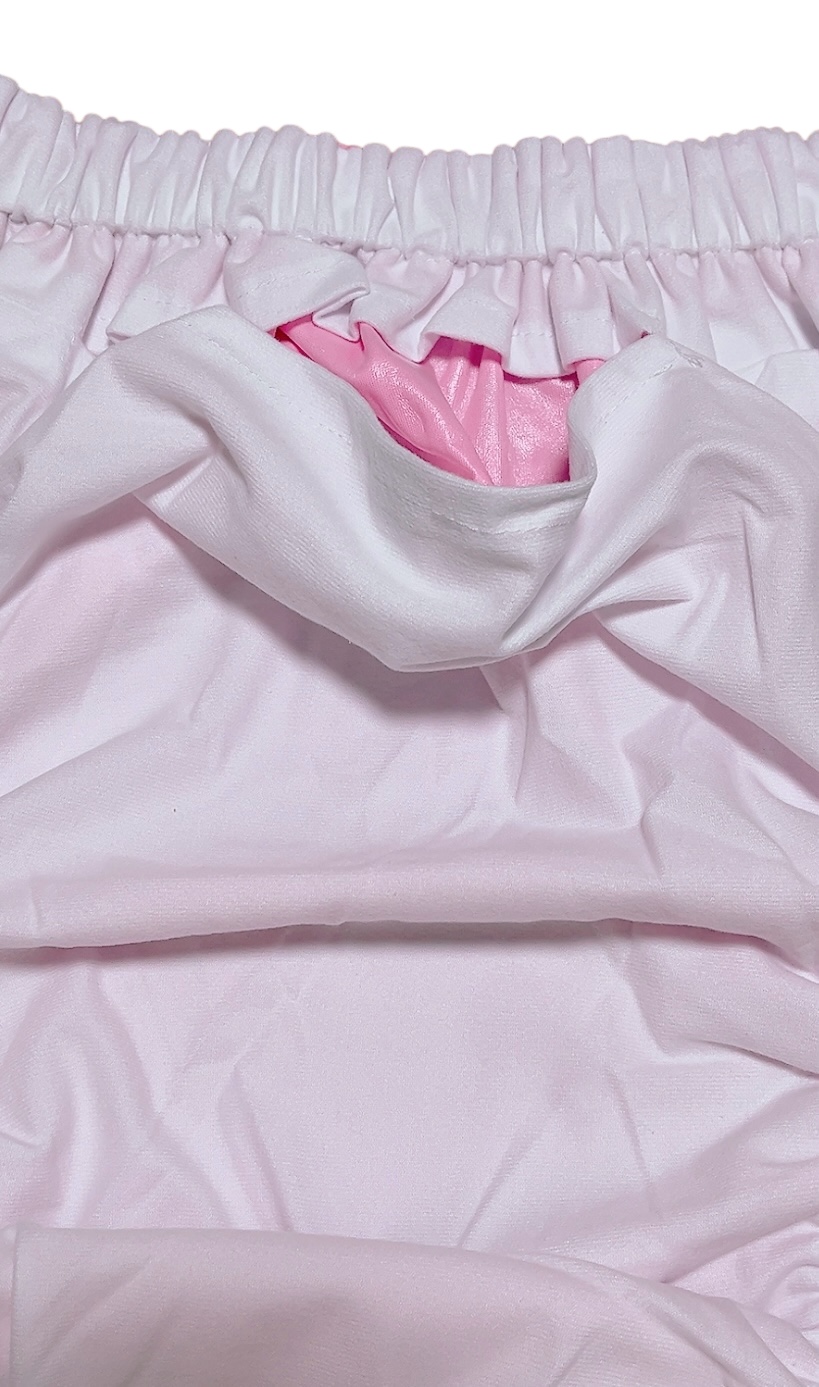 画像: 大人用 おむつカバーピンクマジックテープ