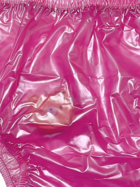 画像: 大人用防水パンツPVCパンツ（つや感ピンク）