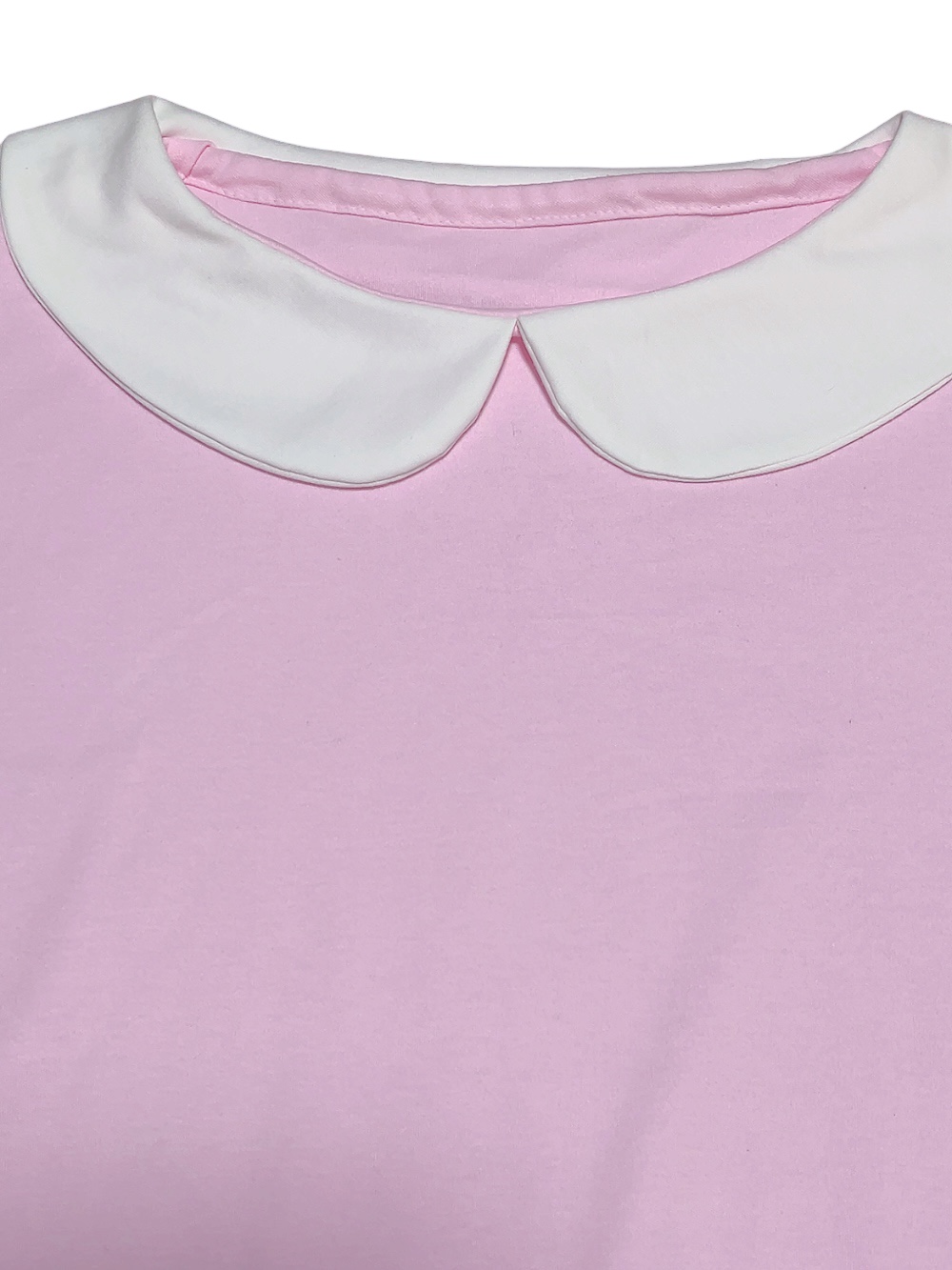 画像4: 大人用ロンパース襟付き半袖/ベビーピンク