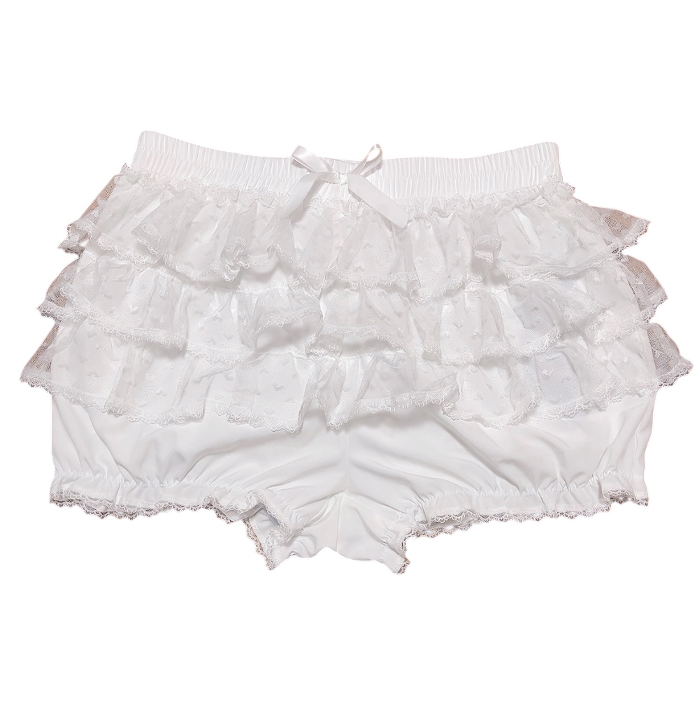画像: 大人用ふんわり3段フリルレースパンツB