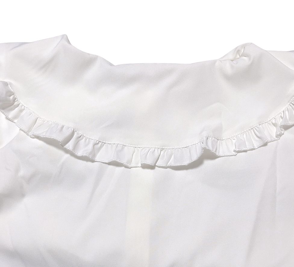 画像: 大人用 大きな襟のブラウス長袖