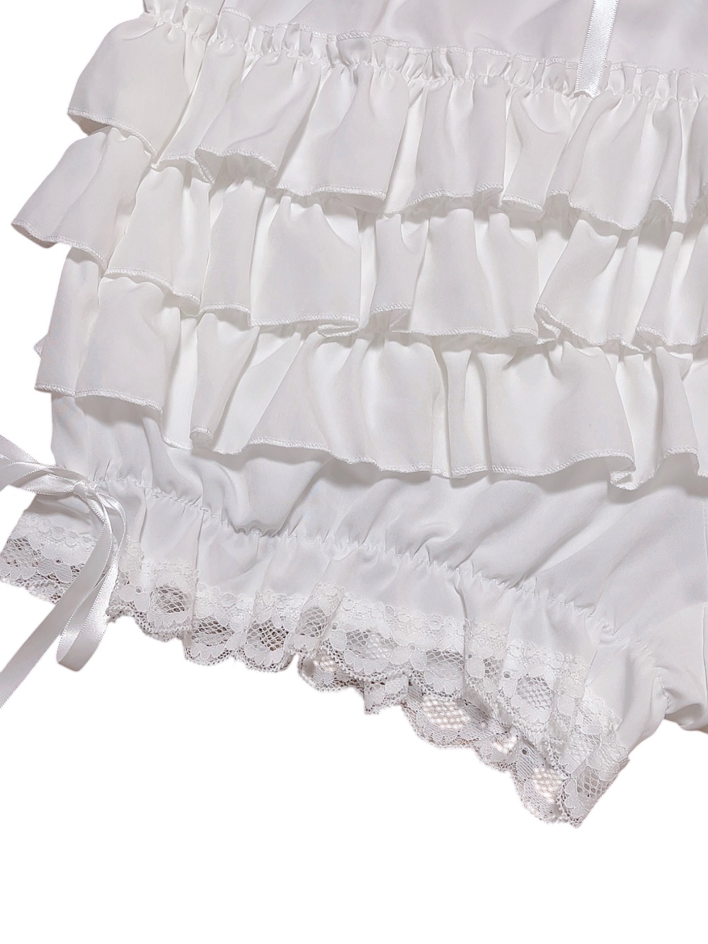 画像: 大人用ふんわり3段フリルレースパンツA