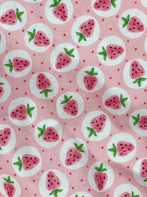 画像: 大人用 おむつカバーいちご柄パイル防水