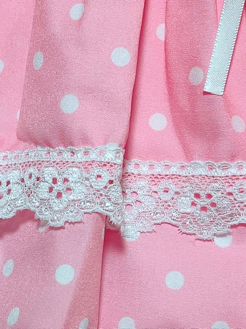 画像3: 大人用リボンと水玉が可愛いスカート